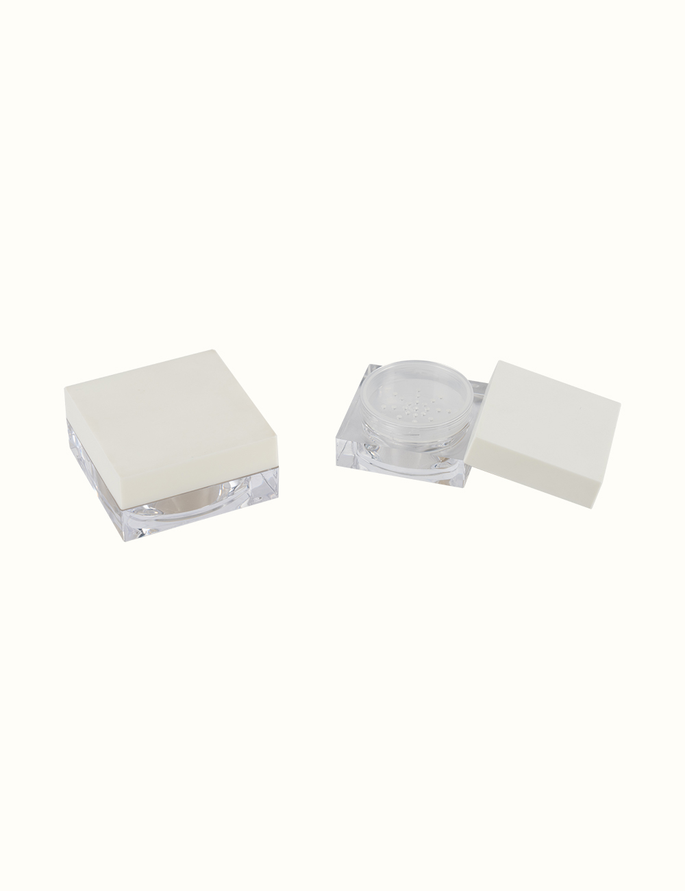 Square powder box